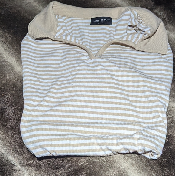 PLUS SIZE Fitted Sleeveless V neck Lane Bryant 34/36W - Picture 3 of 4